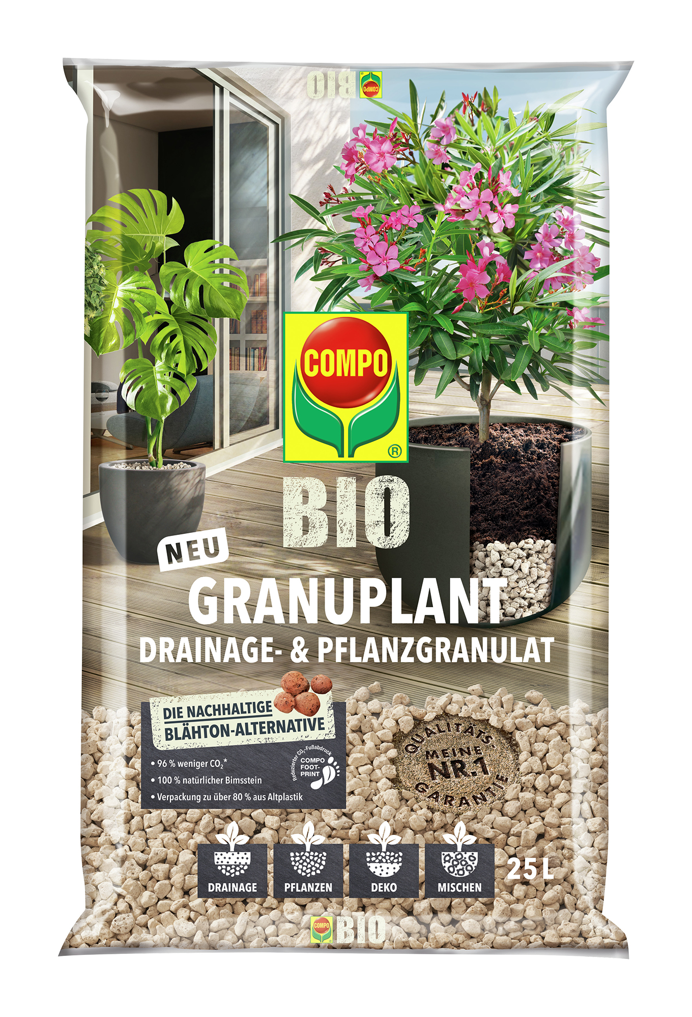 GRANUPLANT Drainage- & Pflanzgranulat (25 l)