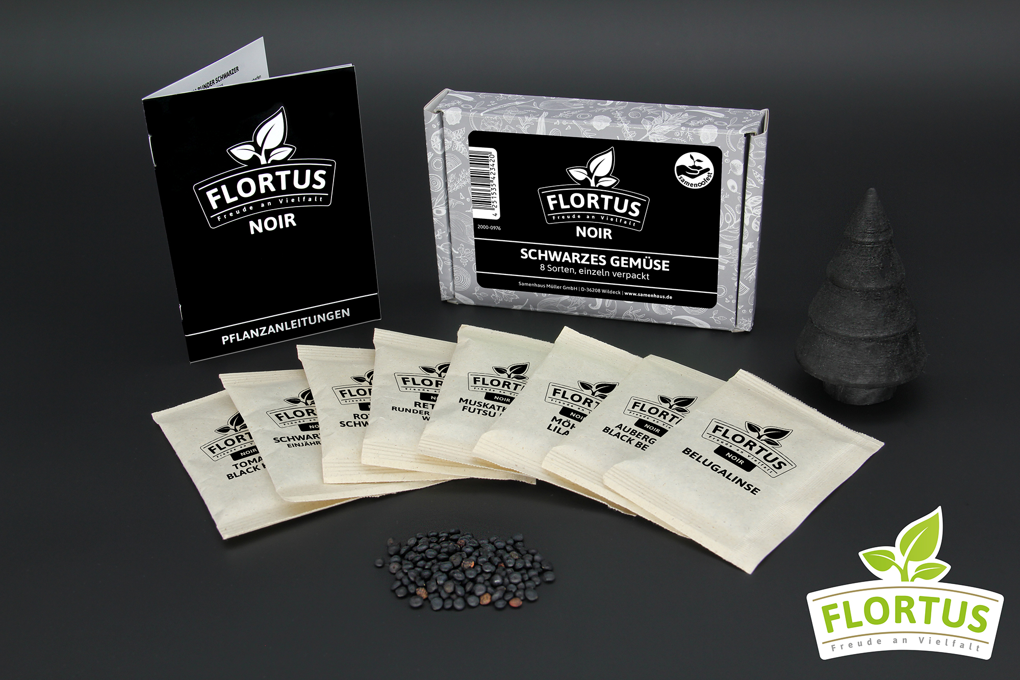 FLORTUS Noir - Schwarzes Gemüse | Samen-Sets von FLORTUS