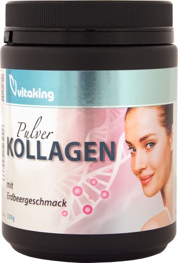 Collagen-Drink mit Erdbeergeschmack