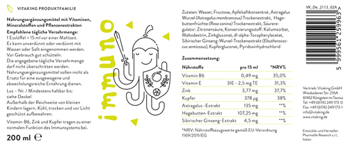Immuno Sirup für Kinder