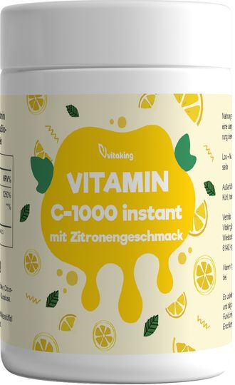 Instant Vitamin-C Pulver mit Zitronengeschmack (150g)
