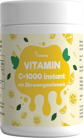 Instant Vitamin-C Pulver mit Zitronengeschmack (150g)