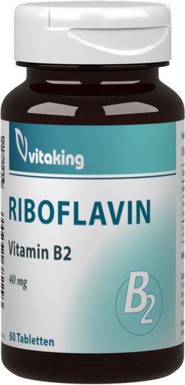 Riboflavin Vitamin B2 40mg (60)