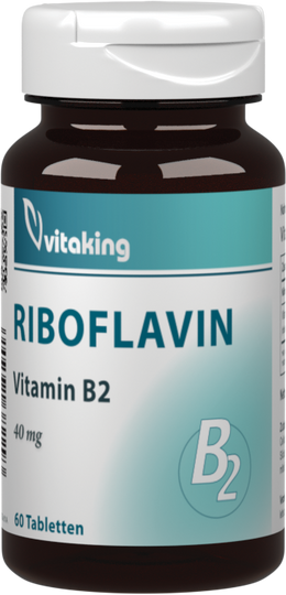 Riboflavin Vitamin B2 40mg (60)