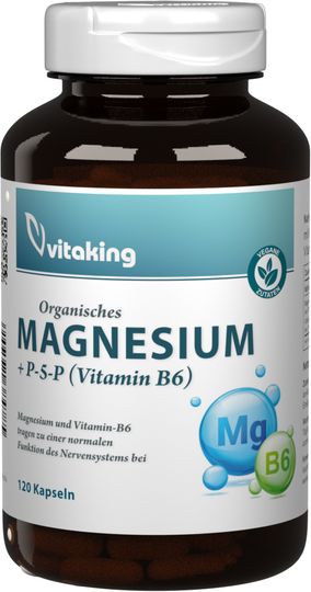 Magnesiumglycinat mit Vitamin-B6 (P-5-P)