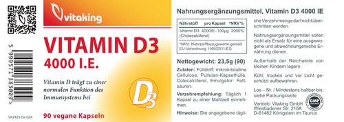 Vitamin-D3 4000 I.E.