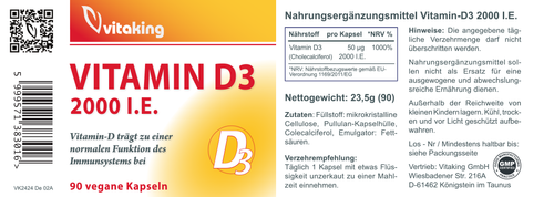 Vitamin-D3 2000 I.E.