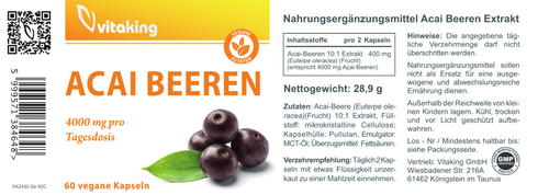 Acai Beeren 4000 mg