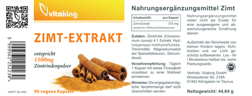 Zimt Kapseln 375mg