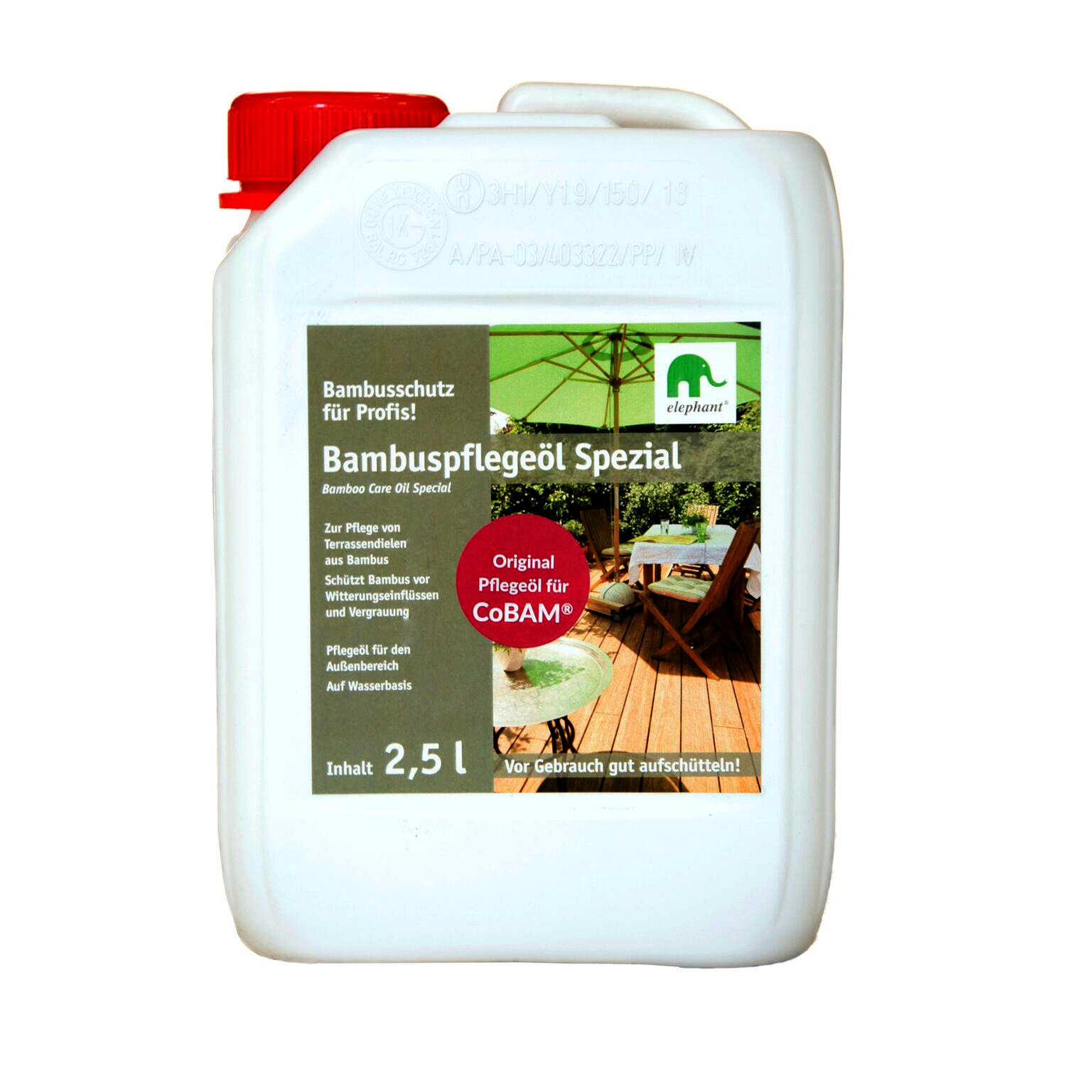 Bambus Pflegeöl Spezial 2,5 l