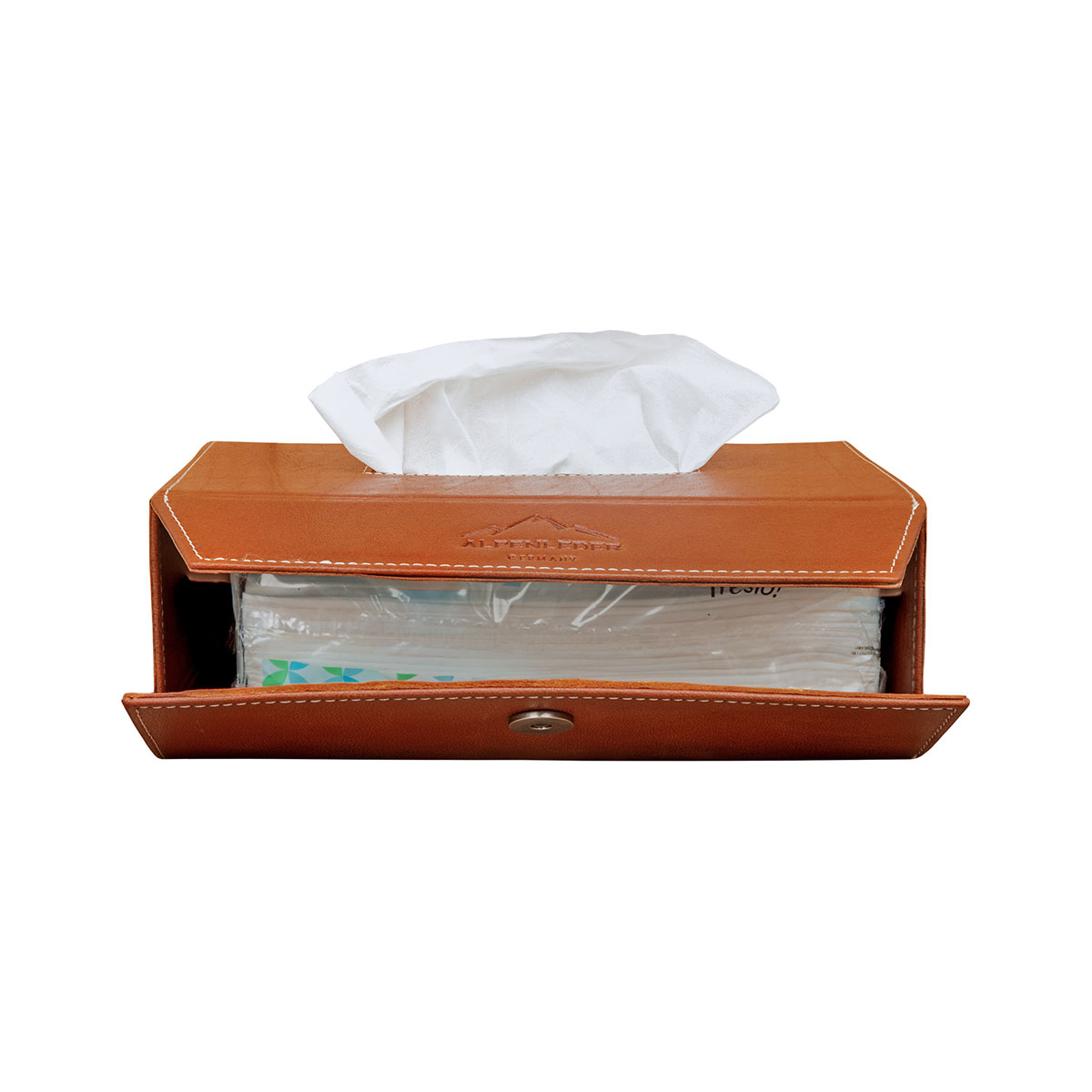 Tücherbox Cognac