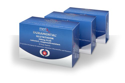 Abo] DURAMENTAL® GLUTATHION 300mg PLUS - Abo 3er Pack reduziert, magensaftresistent