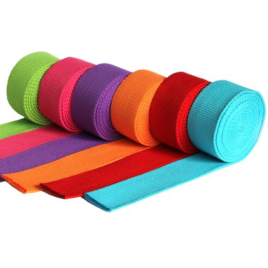 Sangle 40mm en coton mélangé uni - 2m de long