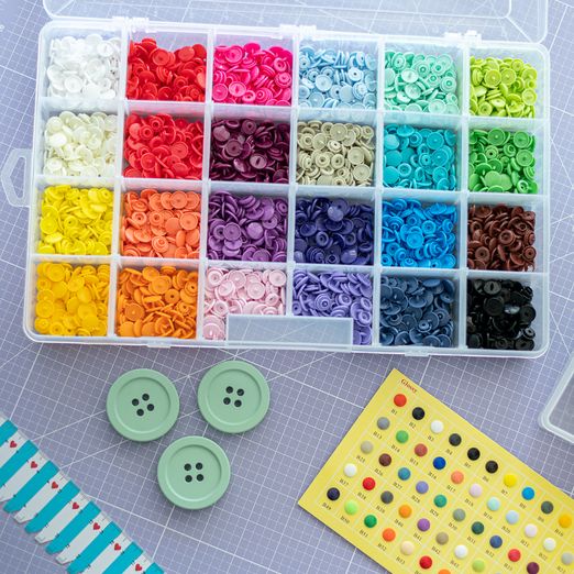 Coffret de 600 Kam Snaps + boîte d'assortiment