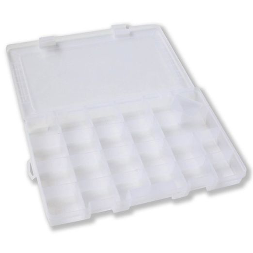 Grande boîte de rangement avec 24 compartiments