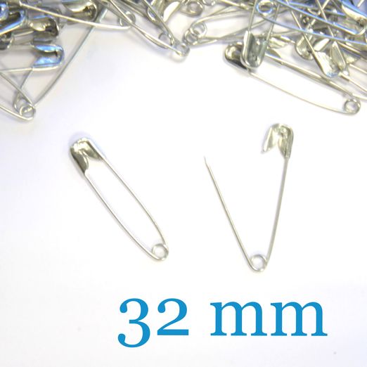 100 épingles de sécurité 32mm