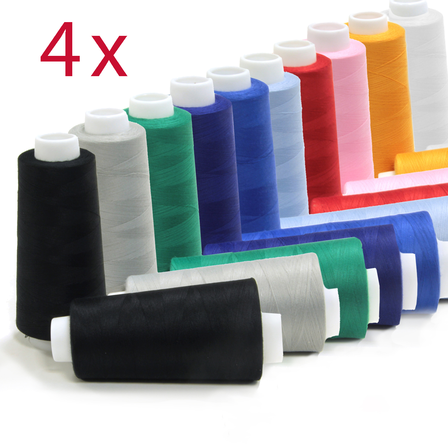 4 bobines de fil Overlock Snaply-0 4 bobines de fil Overlock Snaply-0