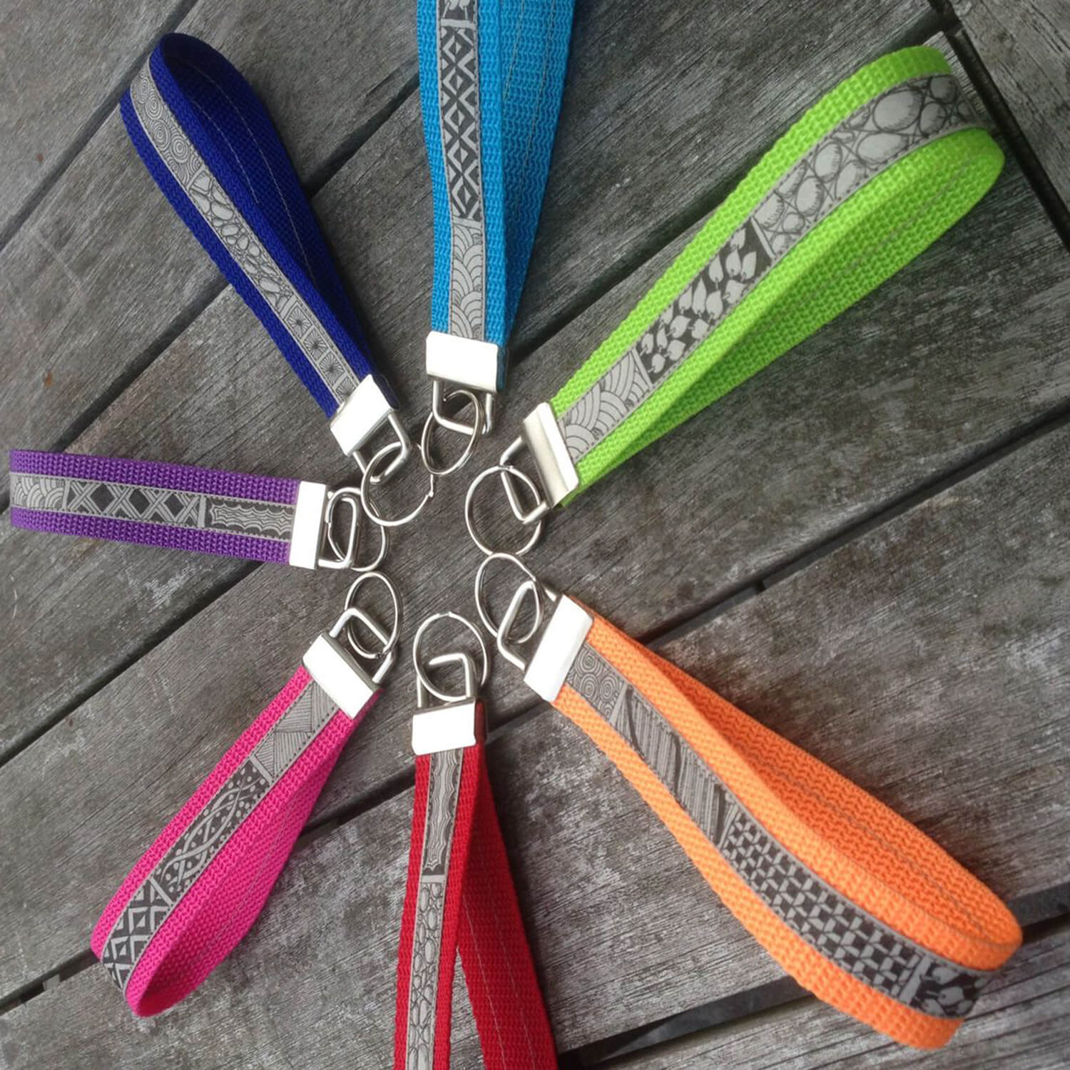 Embout de sangle porte-clés 30mm - couleur argent-3 Embout de sangle porte-clés 30mm - couleur argent-3