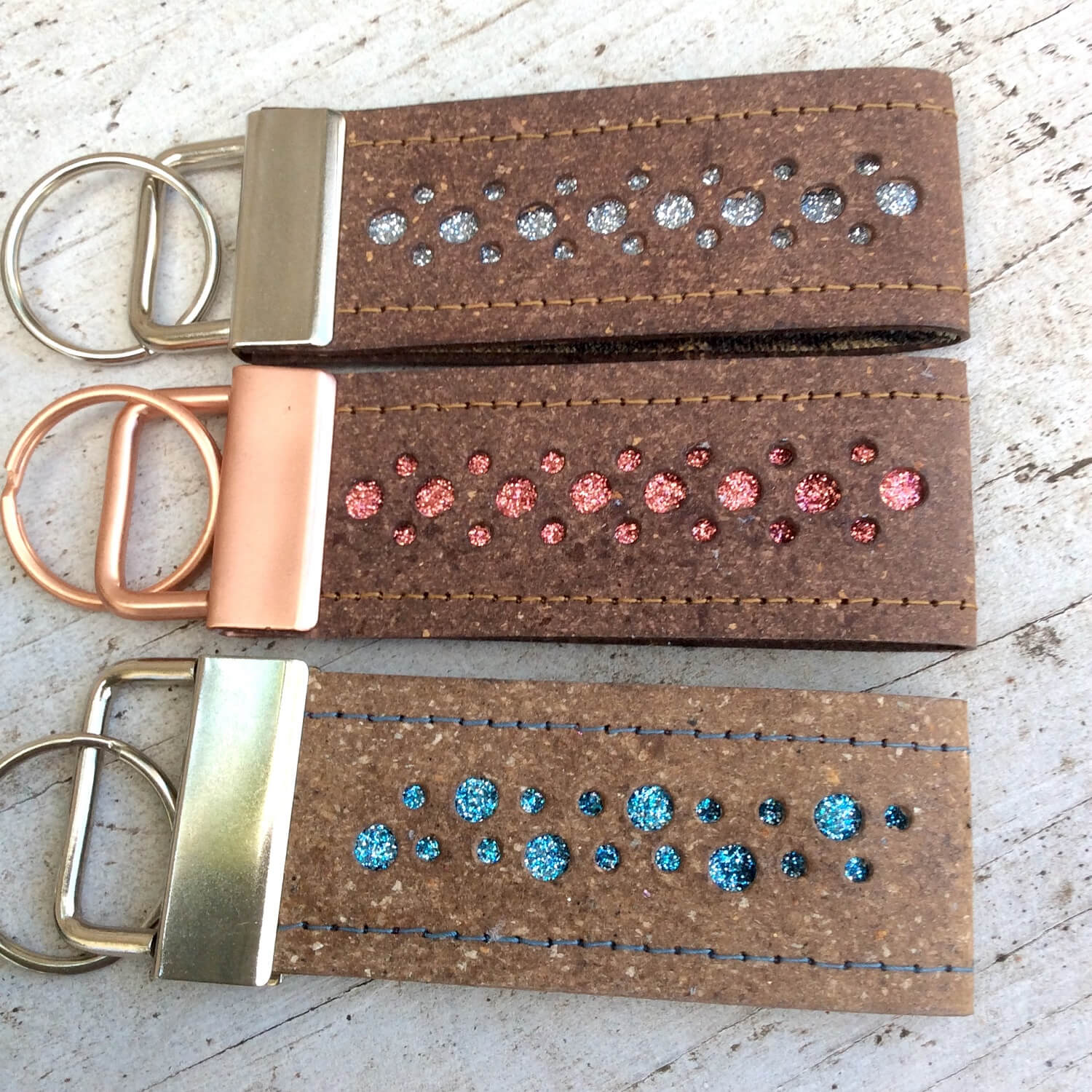 Embout de sangle porte-clés 30mm - couleur argent-2 Embout de sangle porte-clés 30mm - couleur argent-2