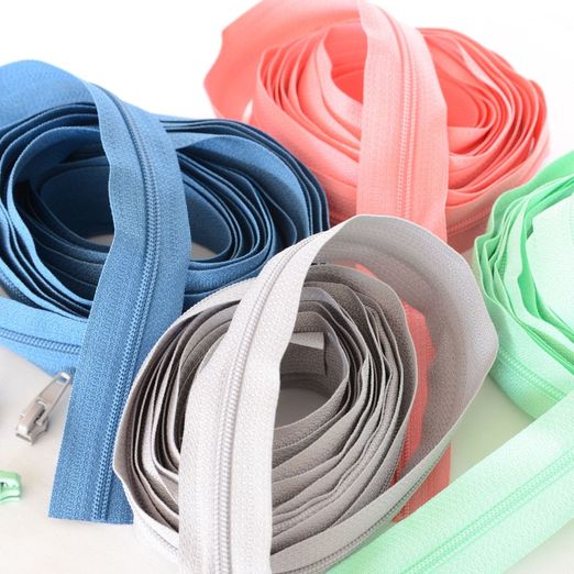 Fermeture éclair sans fin - Glissière de 4mm - Longueur 3m