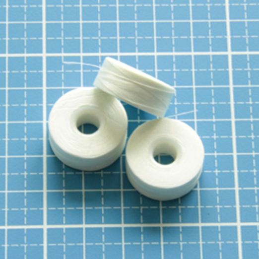 Fil de canette - bobines sans carton - blanc