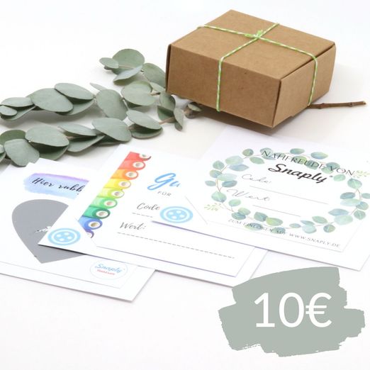 Geschenkgutschein 10 Euro (zum Herunterladen)