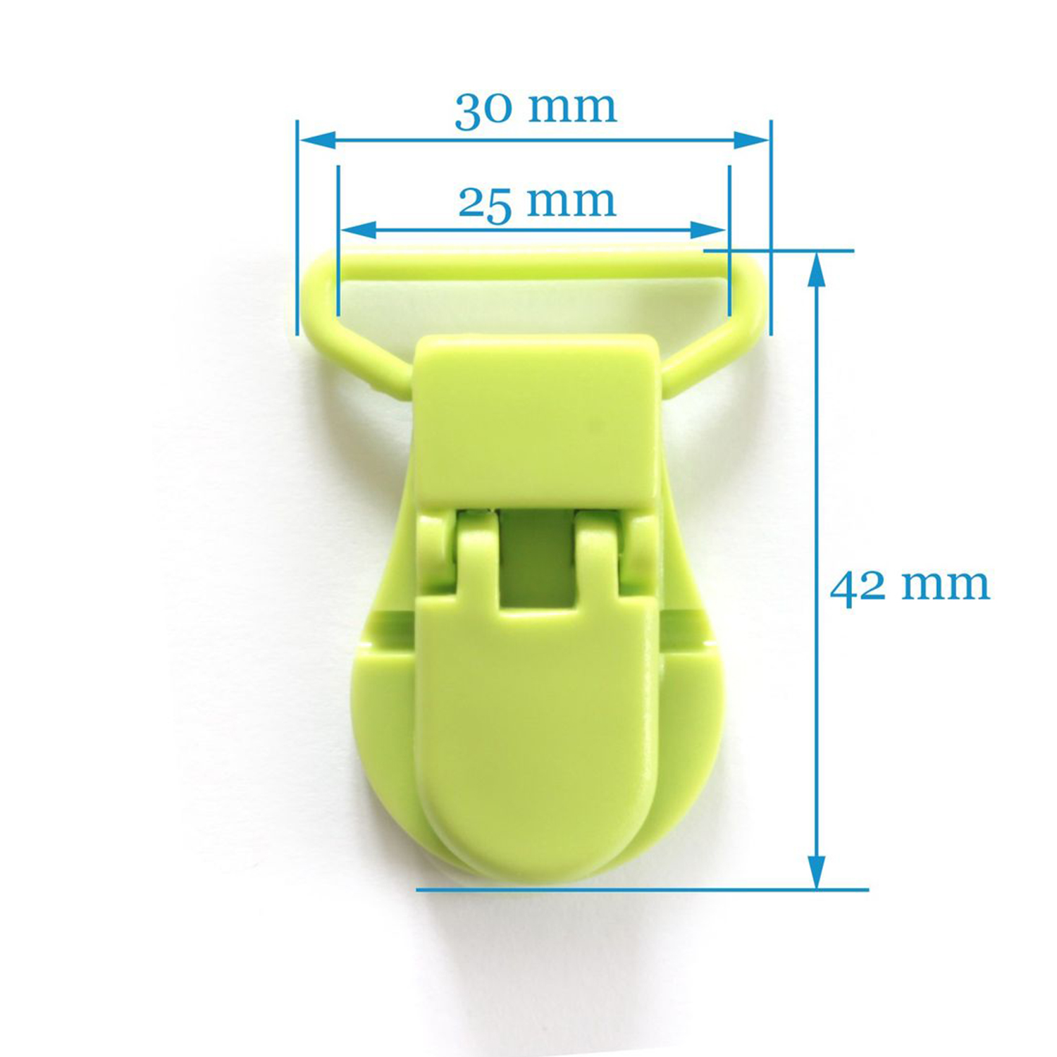 Schnullerketten Clips oval - 5 Stück-1 Schnullerketten Clips oval - 5 Stück-1