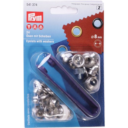 Prym Œillets 8mm Ø + outil (embouts)