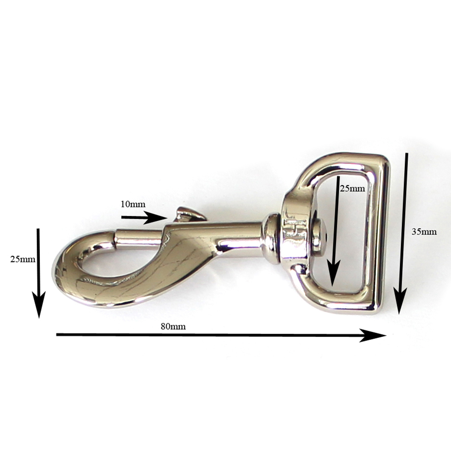 Karabinerhaken für Leinen 25mm-1 Karabinerhaken für Leinen 25mm-1