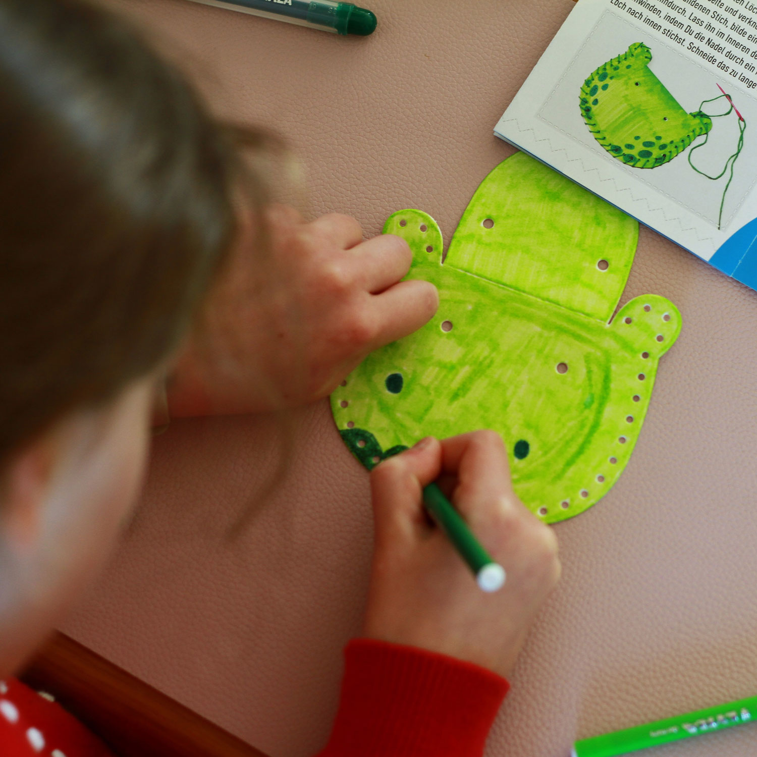 Kit de bricolage pour 6 pochettes enfant-6 Kit de bricolage pour 6 pochettes enfant-6