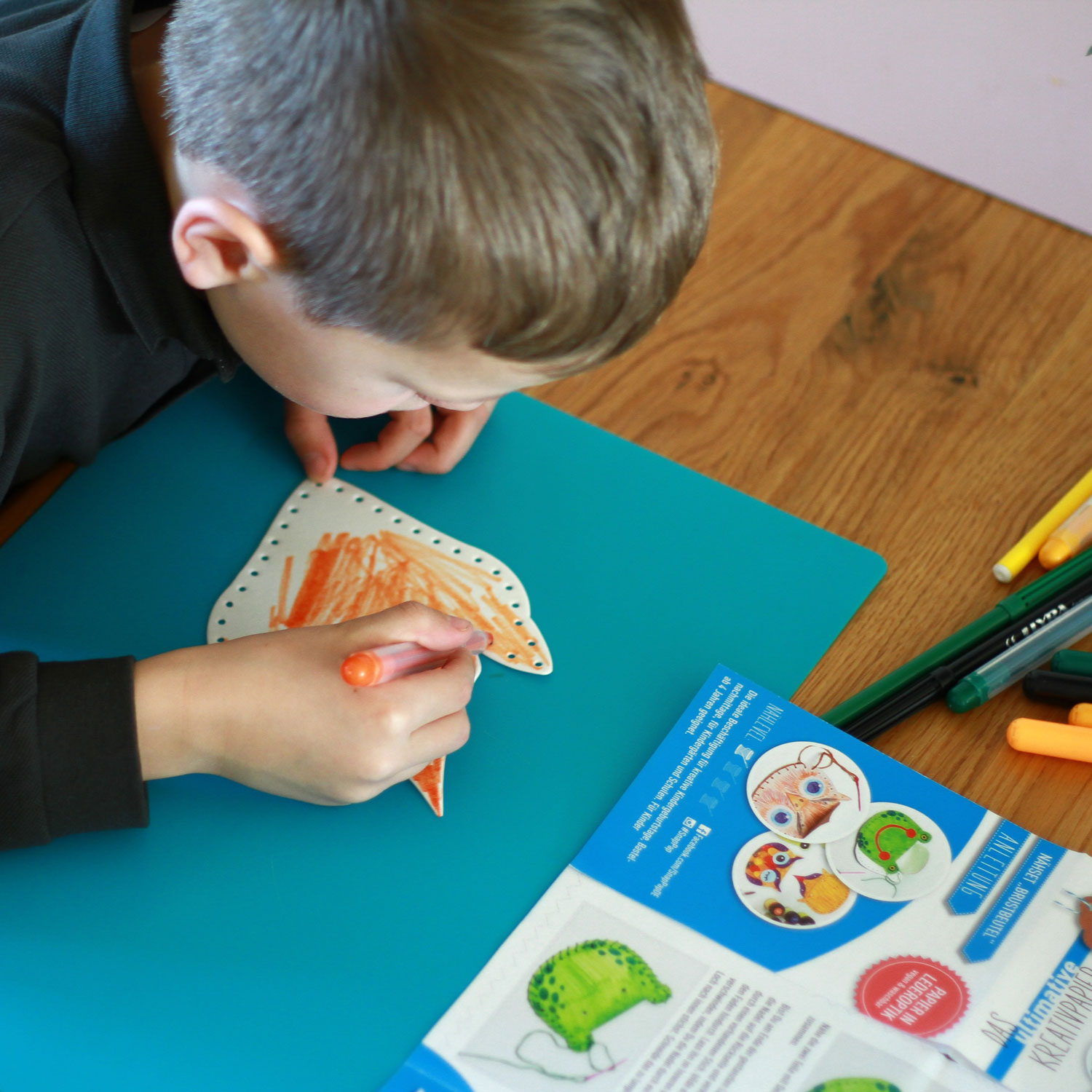 Kit de bricolage pour 6 pochettes enfant-5 Kit de bricolage pour 6 pochettes enfant-5