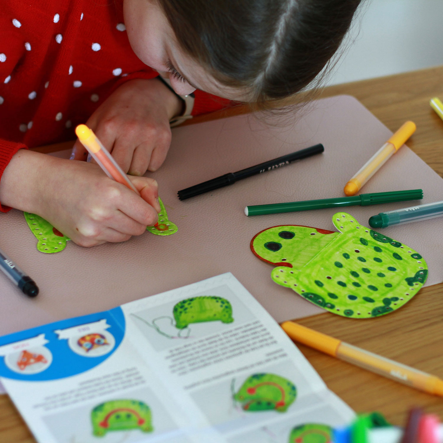 Kit de bricolage pour 6 pochettes enfant-7 Kit de bricolage pour 6 pochettes enfant-7