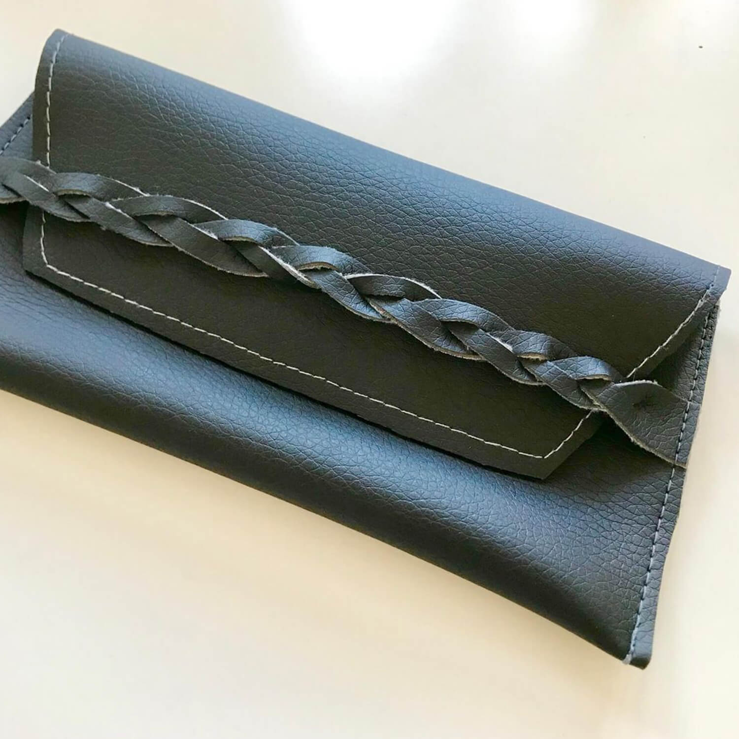 Kunstleder Colour - Schwarz (KL-19)-3 Kunstleder Colour - Schwarz (KL-19)-3