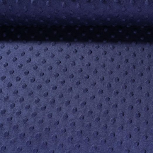 Polaire Minky - Bleu marine