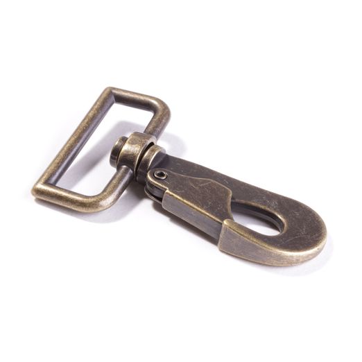 Mousqueton lourd en laiton de 40 mm Mousqueton lourd en laiton de 40 mm