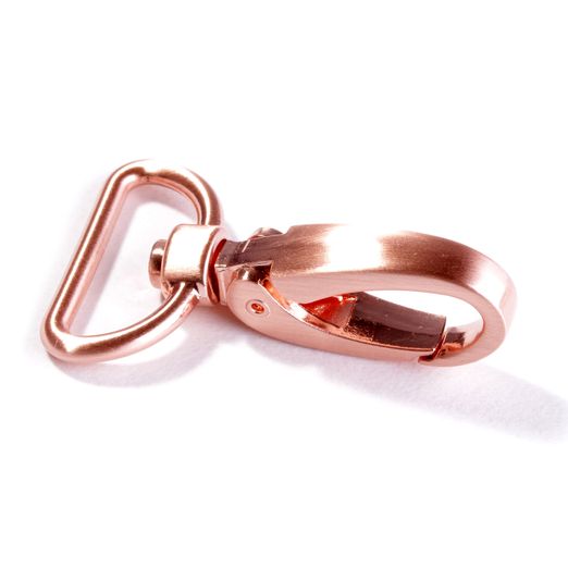 Mousqueton pour sacs 25mm en cuivre