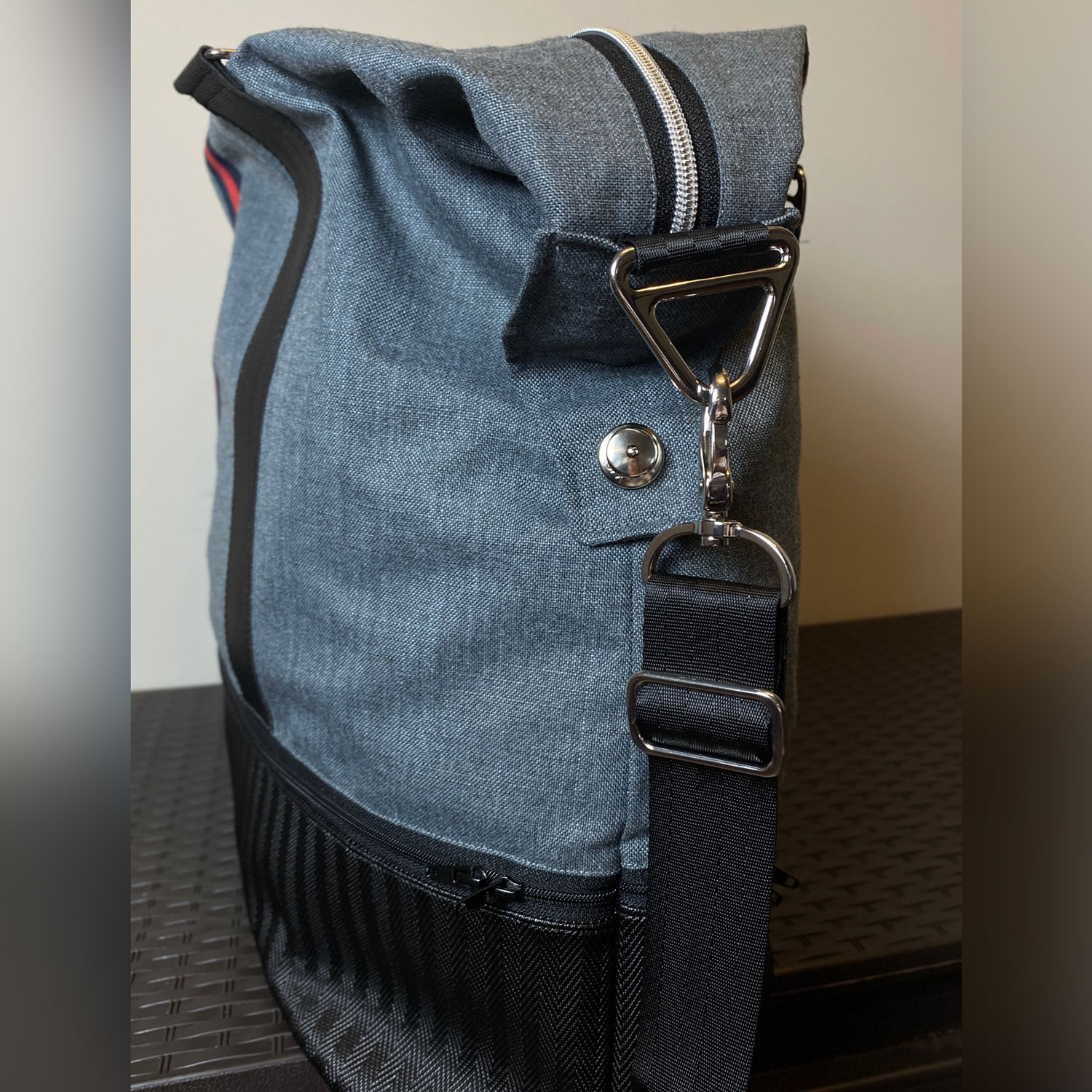 Mousqueton pour sacs 40mm argent-6 Mousqueton pour sacs 40mm argent-6