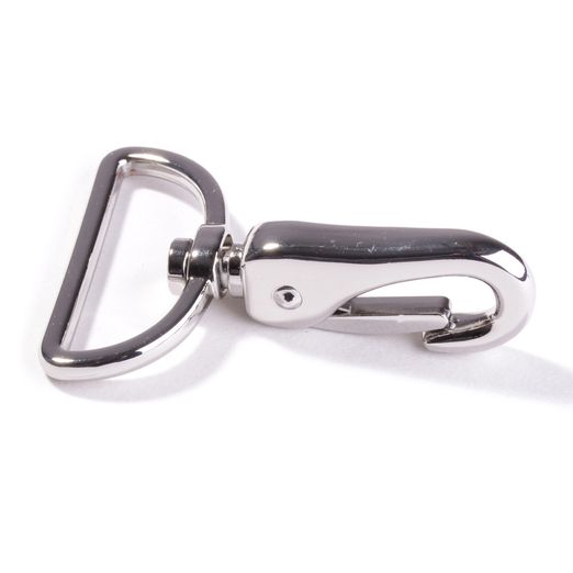 Mousqueton pour sacs 40mm argent Mousqueton pour sacs 40mm argent