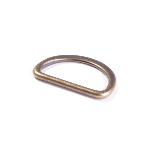 D-Ring 25mm messing