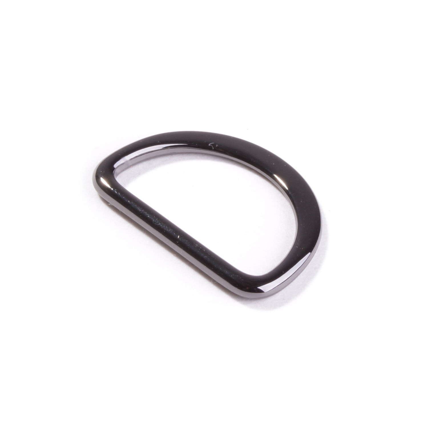 Anneau demi-rond 25mm métal foncé-0 Anneau demi-rond 25mm métal foncé-0