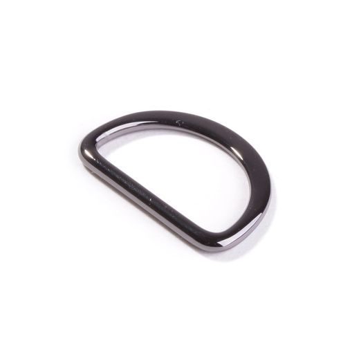 Anneau demi-rond 25mm métal foncé Anneau demi-rond 25mm métal foncé