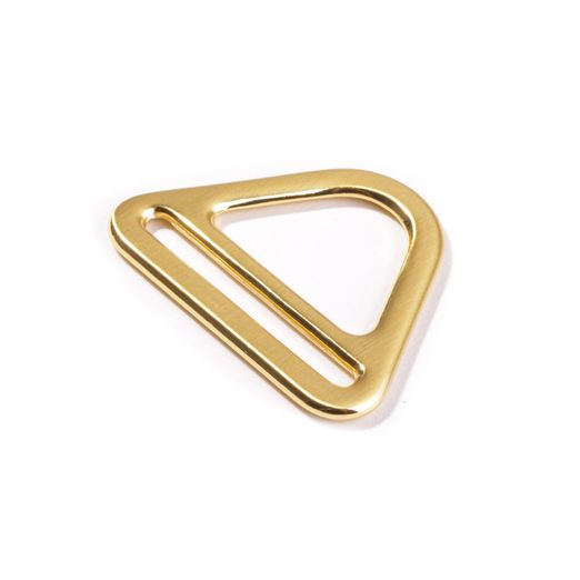 D-Ring 40mm gold mit Steg