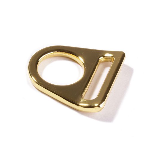 Anneau demi-rond doré avec barre 25mm Anneau demi-rond doré avec barre 25mm