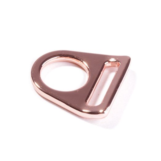 Anneau rond avec barre 25mm en cuivre