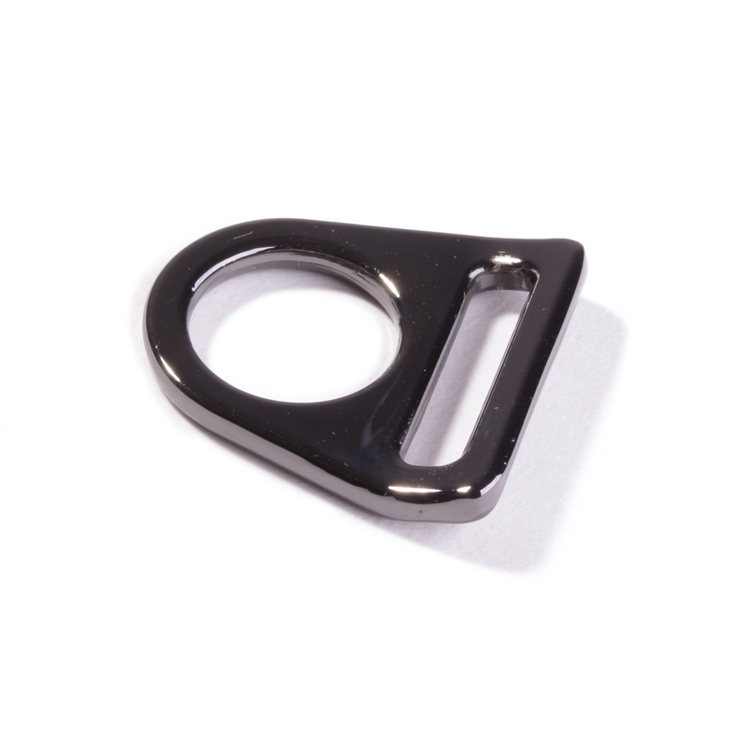 Anneau rond avec barre 25mm en métal foncé-0 Anneau rond avec barre 25mm en métal foncé-0
