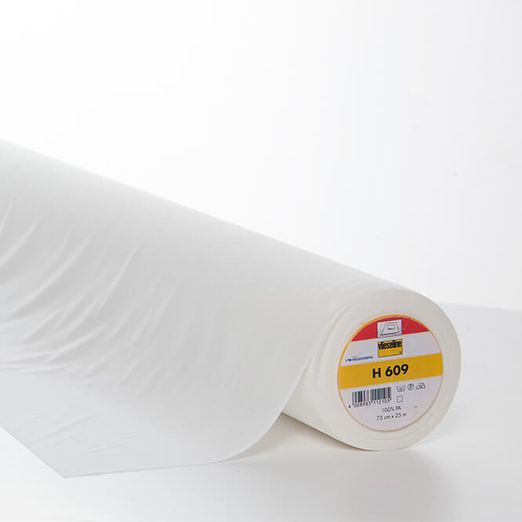 Vlieseline H609 blanc thermocollant - 75 cm de large