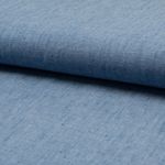 Leinen - Blau Melange