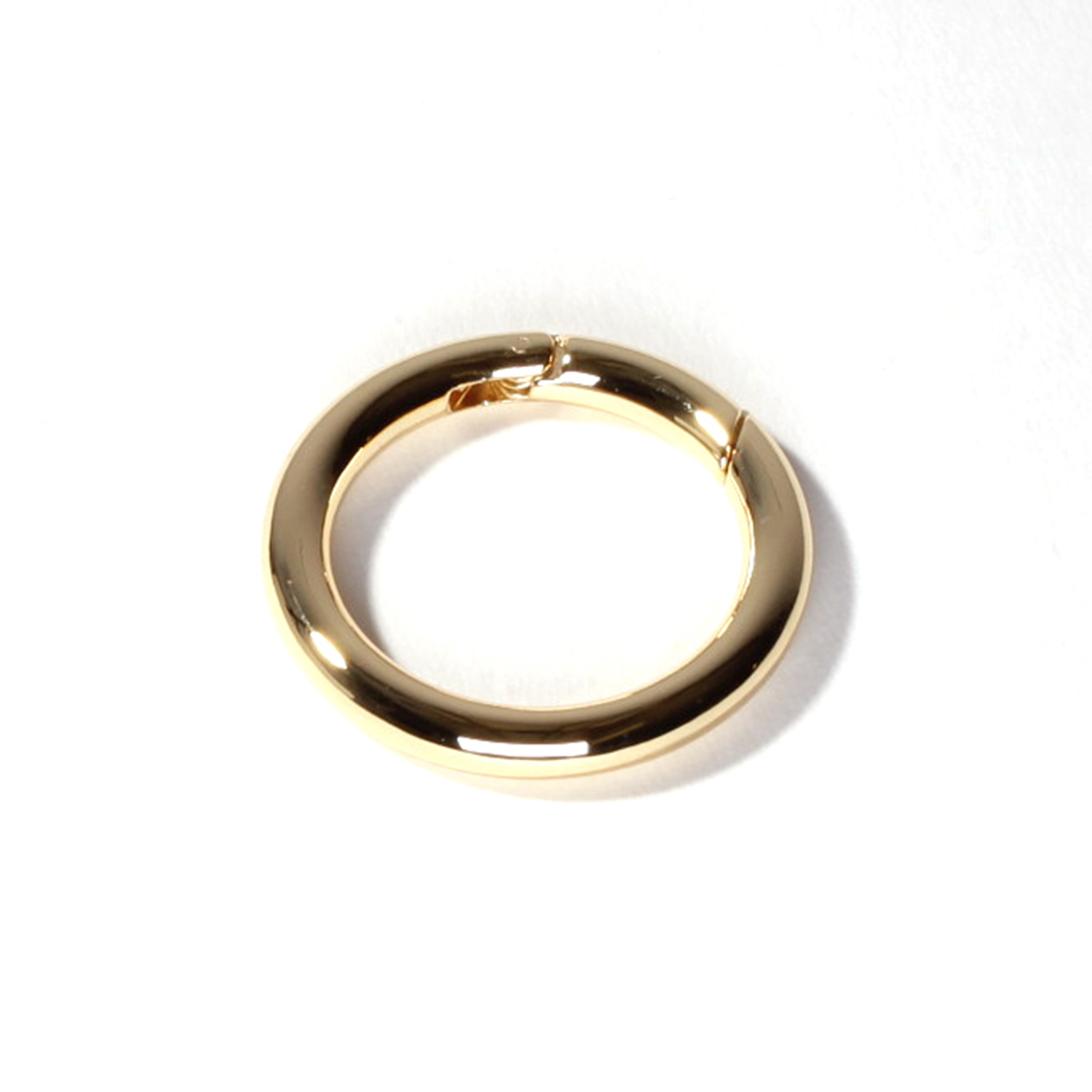 Mousqueton rond 25mm - Doré-0 Mousqueton rond 25mm - Doré-0