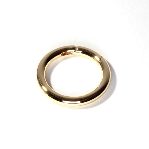 Mousqueton rond 25mm - Doré Mousqueton rond 25mm - Doré