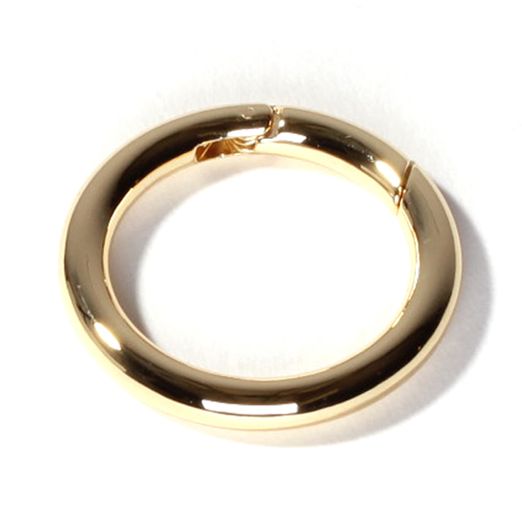 Mousqueton rond 40mm - Doré Mousqueton rond 40mm - Doré